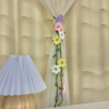 10 Crochet Floral Curtain Holder Free Patterns