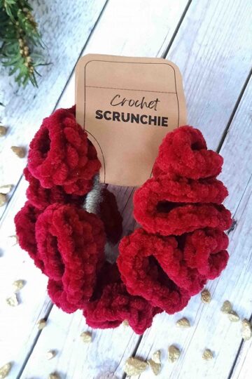 15 Crochet Hair Tie Free Patterns