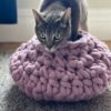 7 Crochet Cat Cave Free Patterns