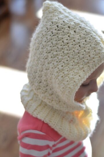 9 Crochet Baby Hooded Cowl Free Patterns