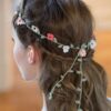 10 Crochet Flower Chain Headband Free Patterns