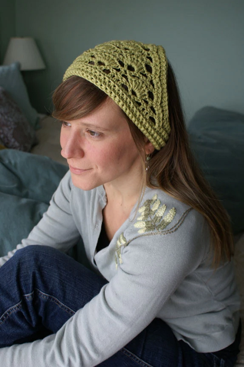 Easy and Cute Kerchief Crochet Patterns 2